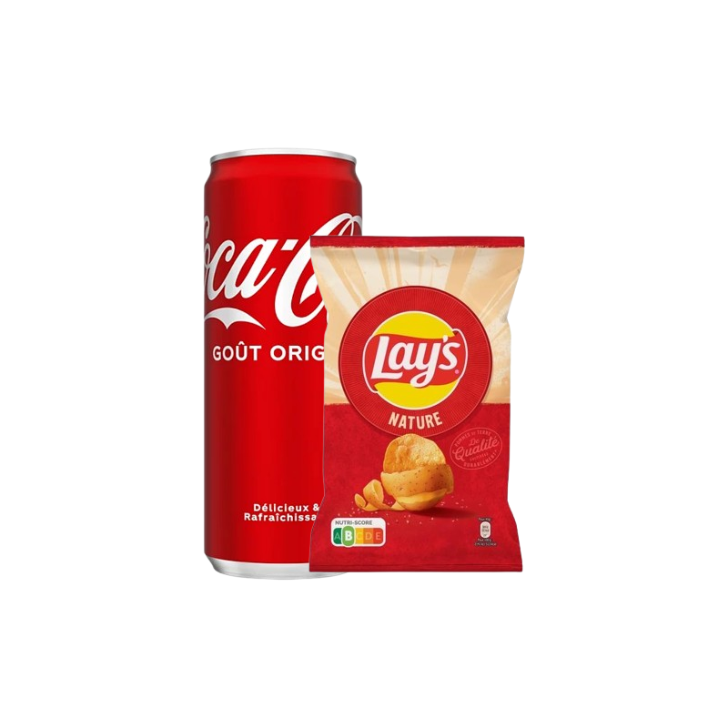 Pack Pause Gourmande – Coca-Cola + Lay’s Chips