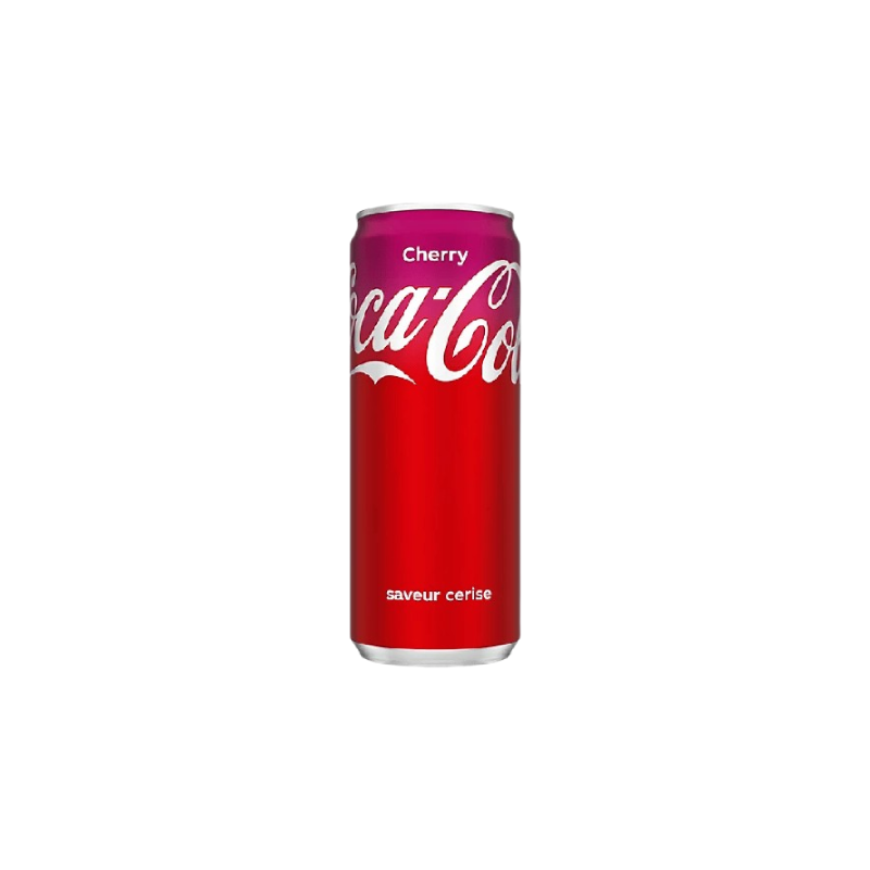 Coca-Cola Cherry 33 cl – Boisson Gazeuse au Goût Cerise